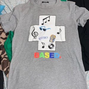 Pink dolphin t shirt